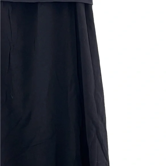 Splendid | Rayon fold over black maxi skirt size medium - Picture 10 of 12